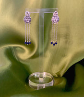 Gorgoneion Charm Sterling Silver Earrings
