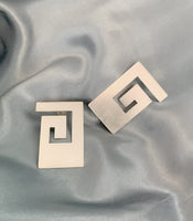 Greco Silver Stud Earring