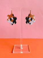 Noctiluca Escher Cube Earrings