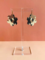 Noctiluca Escher Cube Earrings