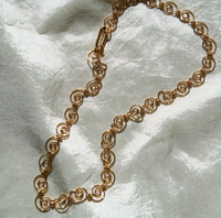 Nautilus Spiral Chain Necklace