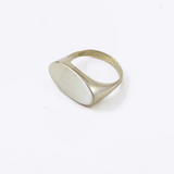 Obscura Oval Signet Ring