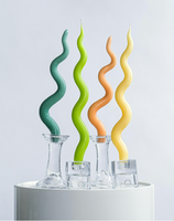 Squiggle Candles 12" (Pair)