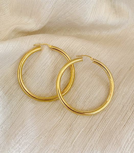 Rounded Hoop Earrings