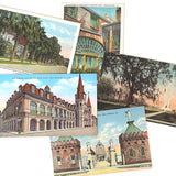 Vintage New Orleans Postcard Screenprinted