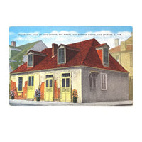 Vintage New Orleans Postcard Screenprinted