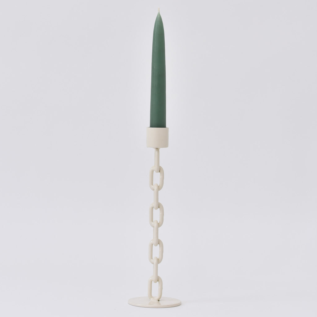 Cream Chain Candle Stick